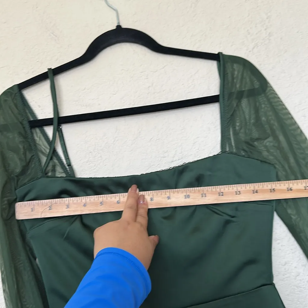 HOUSE OF CB Ellica Emerald‎ Green Midi Dress Size S NWOT $269 - Image 9