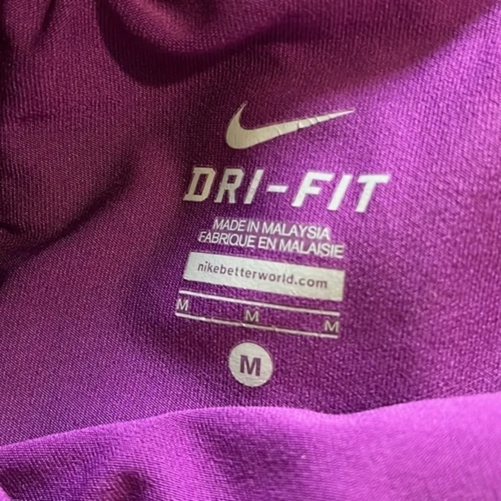 Nike Dri-Fit Purple Running Biker Shorts Compression Shorts Size Med GUC #4779 - Image 4