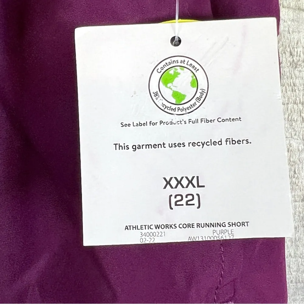 Athletic Works Size XXXL (22) Shorts Inside Drawstring Waistband Front P… - Image 6