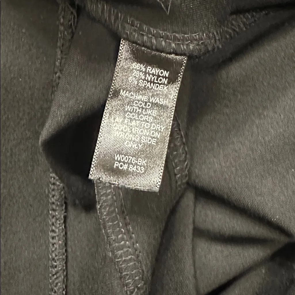 Betabrand Classic Straight Dress Pant Black Yoga Pant Large - Image 10