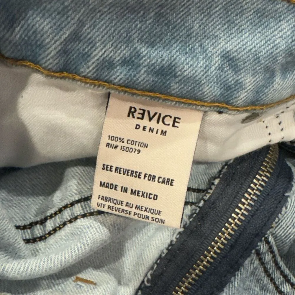 Revice Yin Yang Tokyo Wash Crops Full Zip 2 Toned Jeans Size 26 - Image 6
