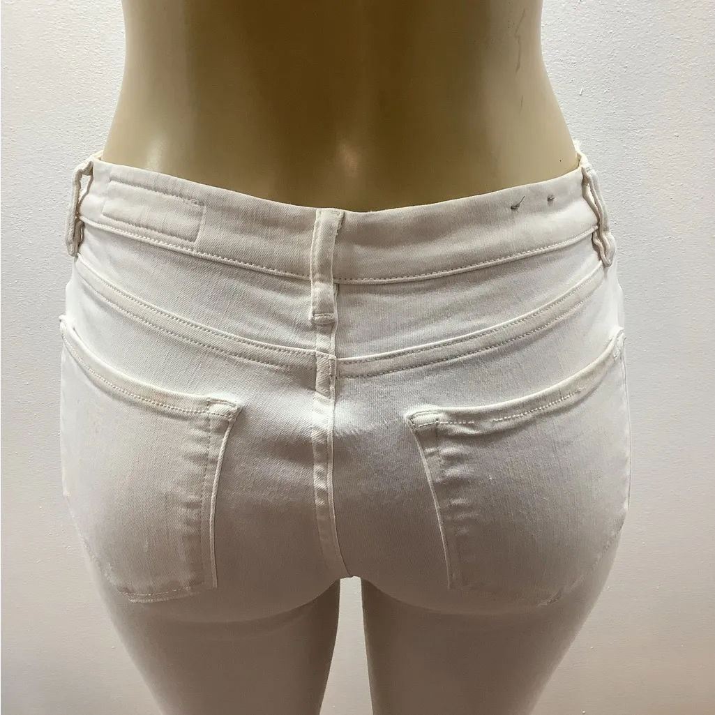 AllSaints Size 29 Grace Women's White Distressed Jeans. Preloved - Image 7
