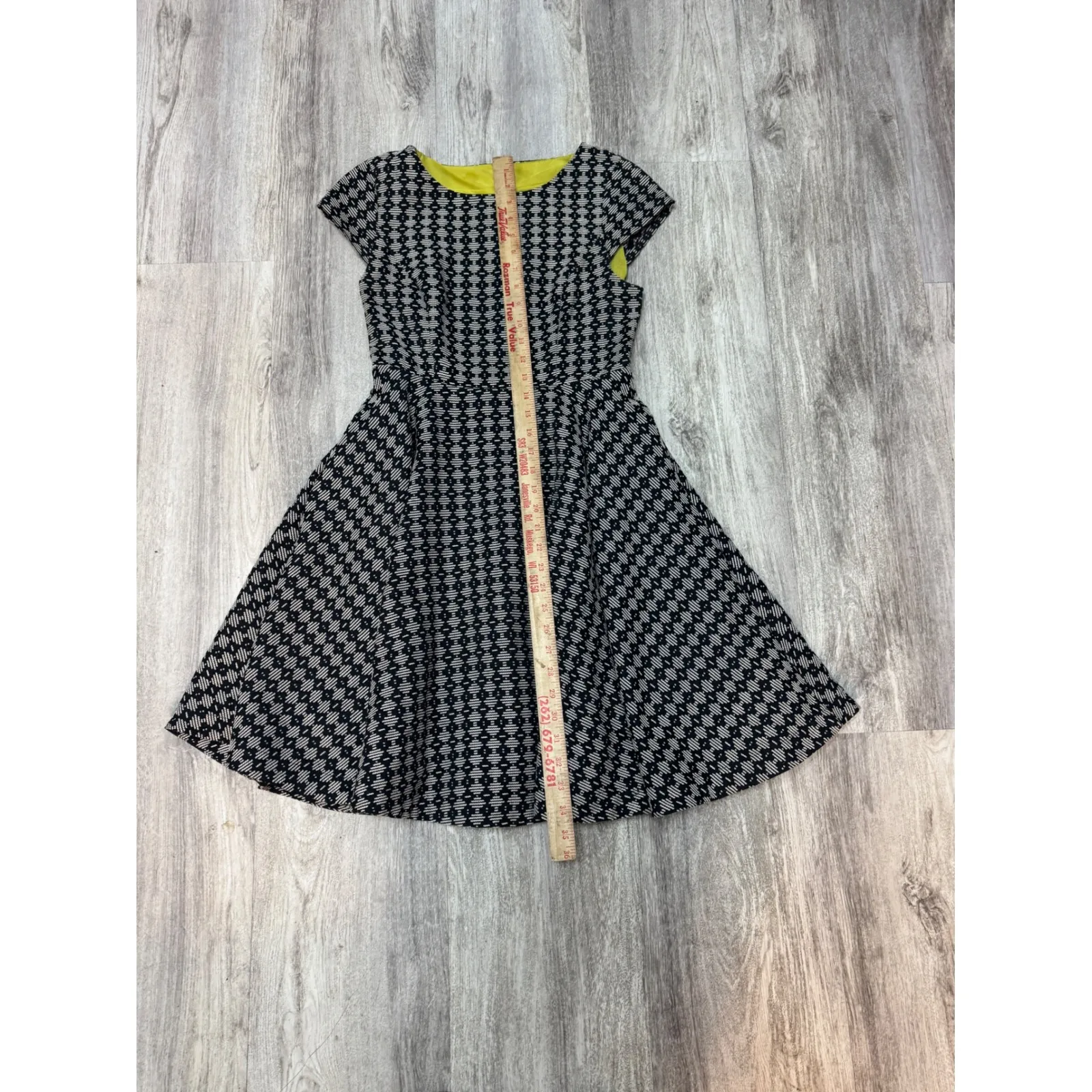 Anthropologie Maeve Jacquard Circle Skater Dress Size‎ 2 - Image 6