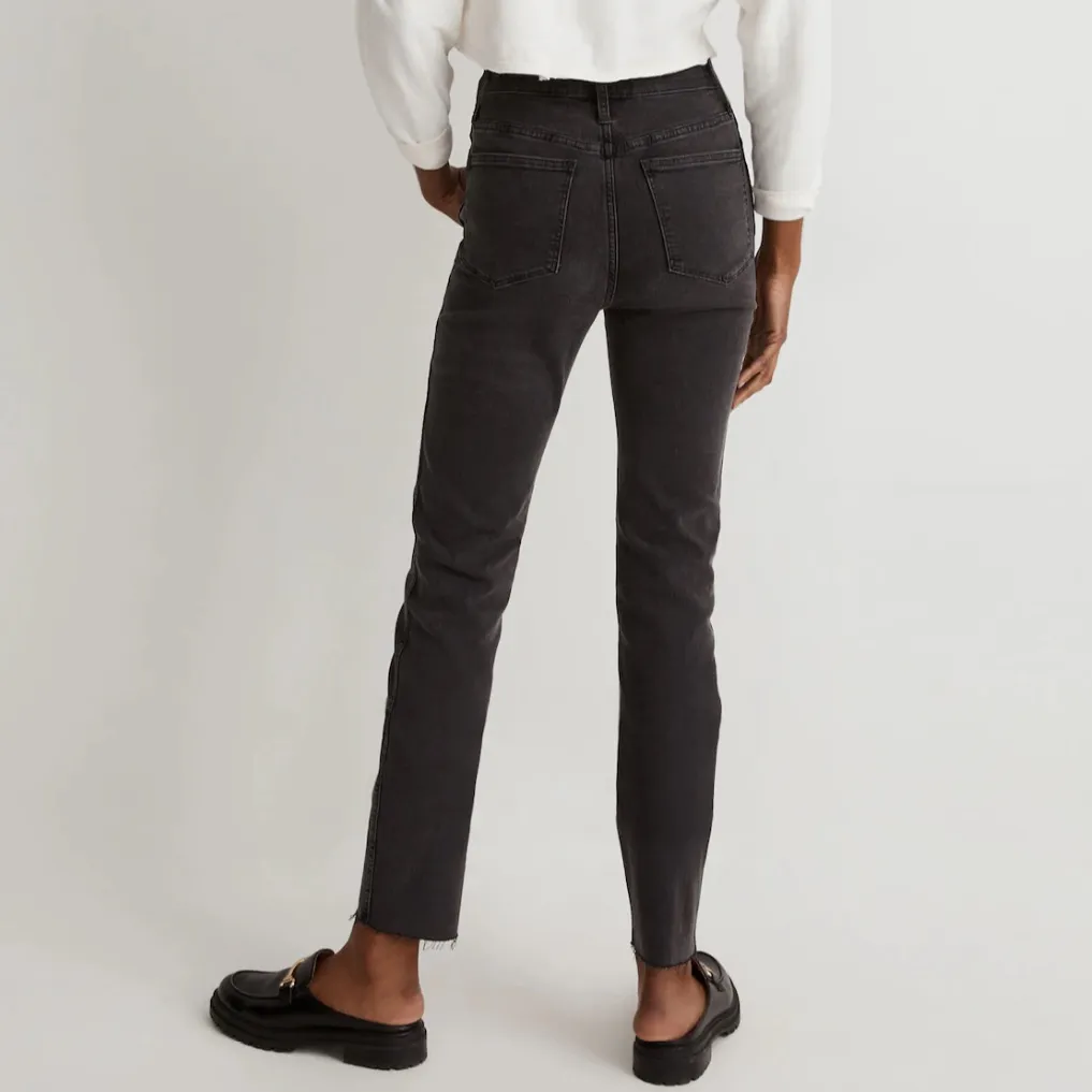 Madewell Stovepipe Jeans in Banberry Wash: Raw-Hem Edition Size 25 - Image 4