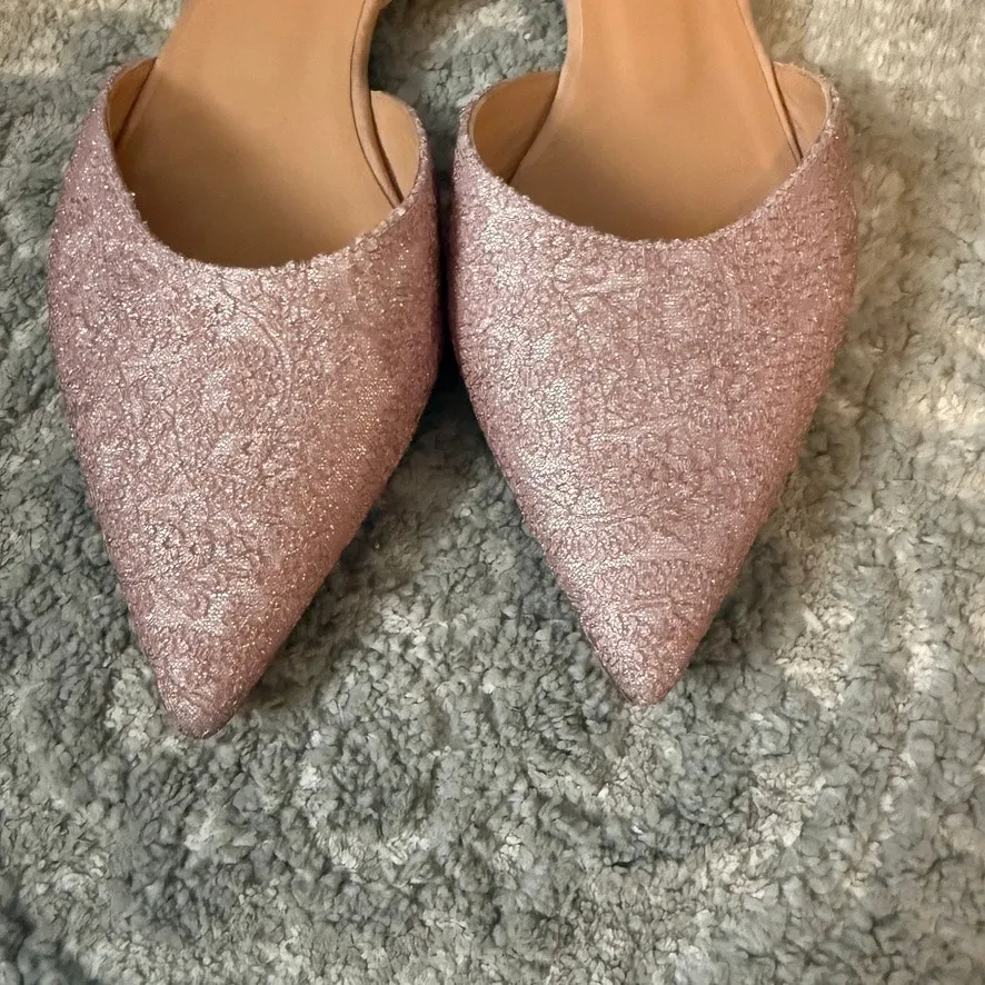 Sundance 41 Fontainebleau Blush lace D’Orsay flats pointed toe 2928 - Image 3