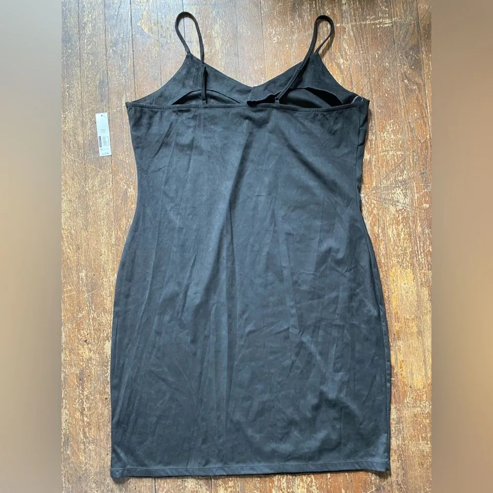 NoBo Black Suedelike Spaghetti Strap Dress Size XXXL NWT - Image 6