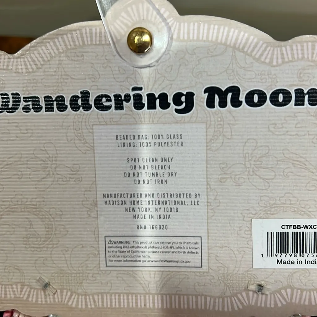 Wandering Moon | Cupcake🧁Beaded Wallet Pink - Image 4