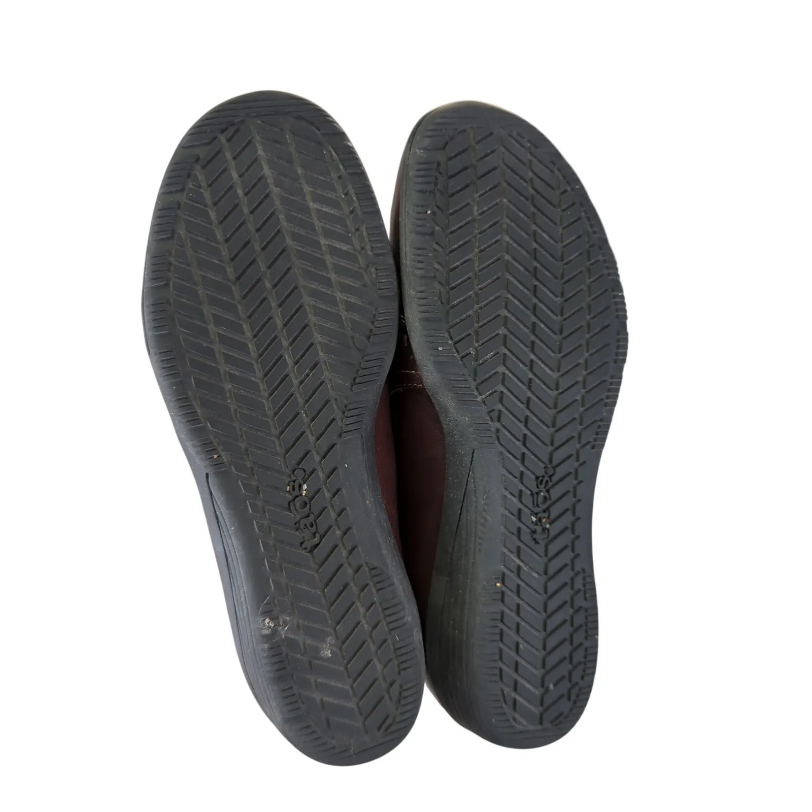 Taos Character Leather Shoes‎ Women's US 7 Brown Zip Up Comfort Casual Loafers - Image 7