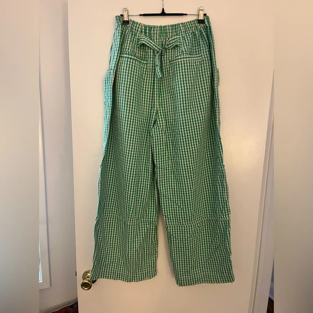 BDG barrel pant in green gingham - Image 4