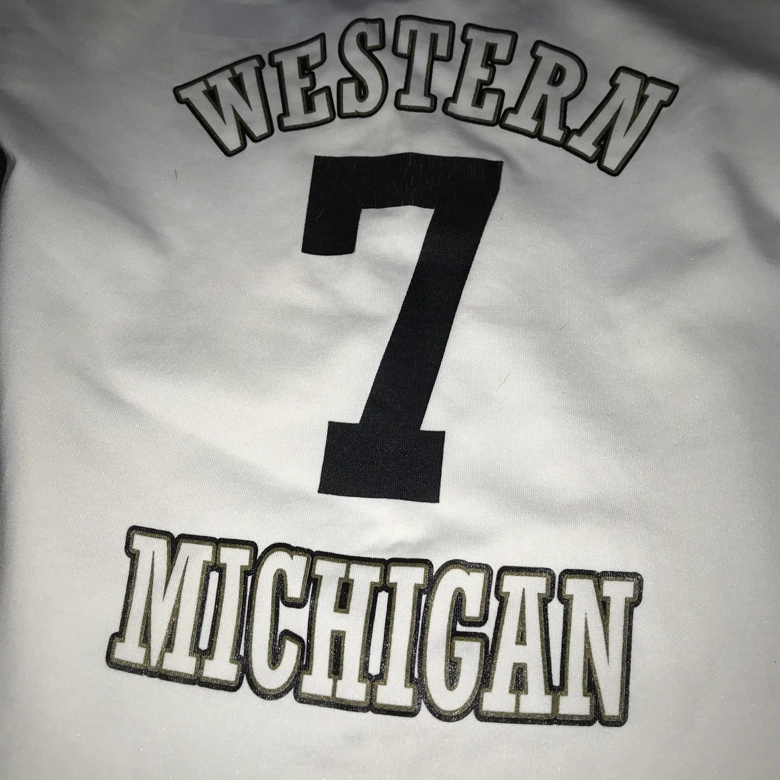 adidas Western Michigan Broncos Womens Volleyball Jersey‎ #7 Medium - Image 6