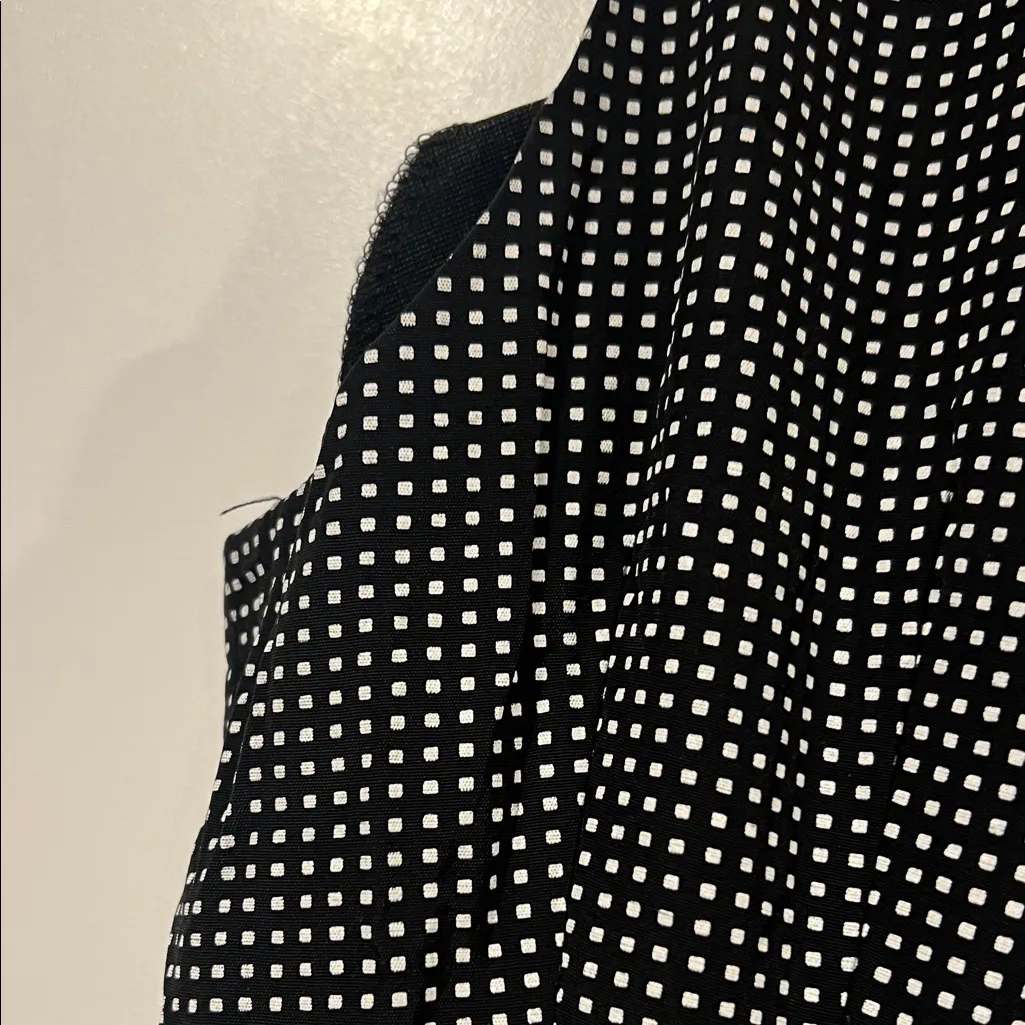Vintage Elegant Black‎ and White checked Jumpsuit size 6 Black - Image 6