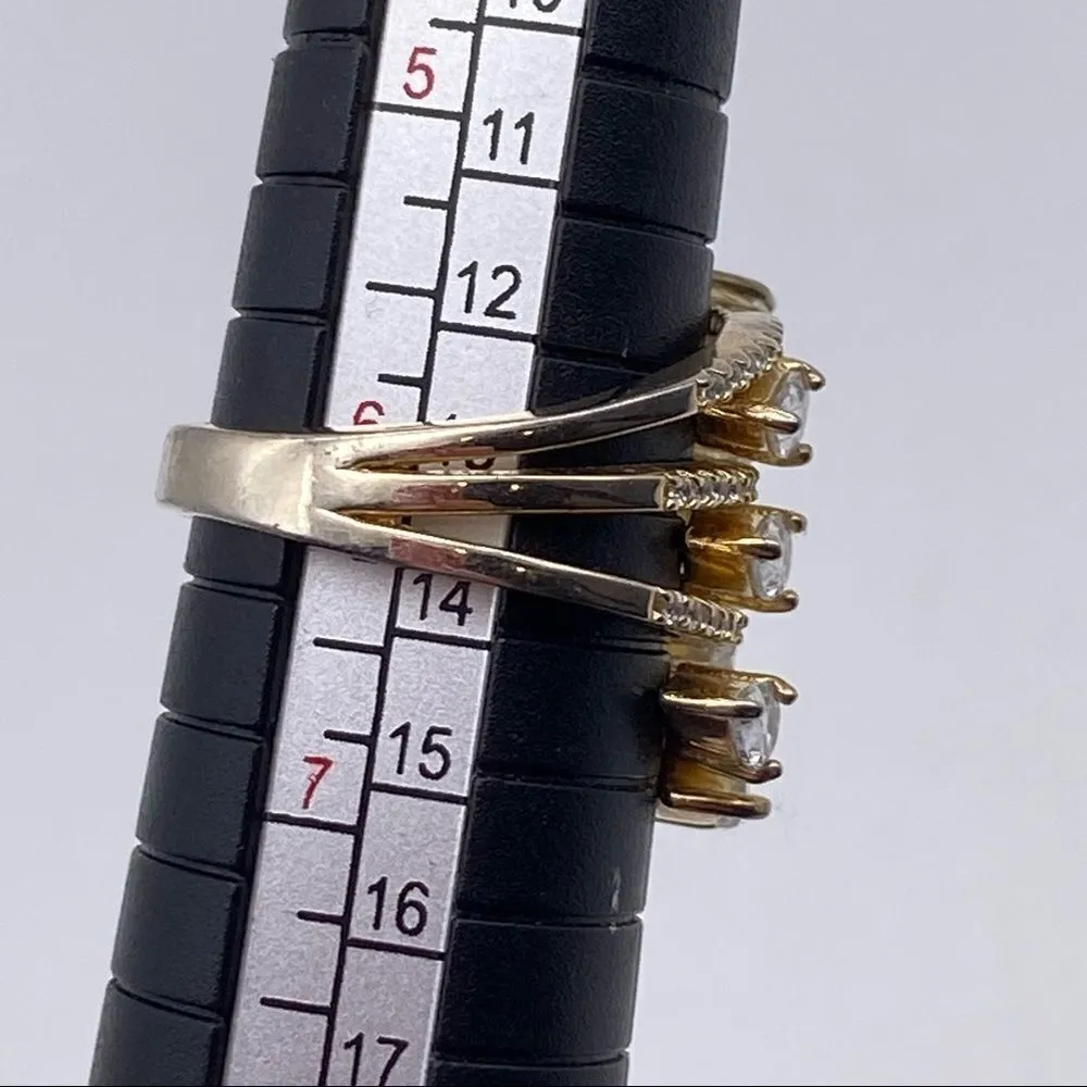 Stunning Sterling Silver Layered wrap Cocktail‎ Ring Size 6 - Image 7