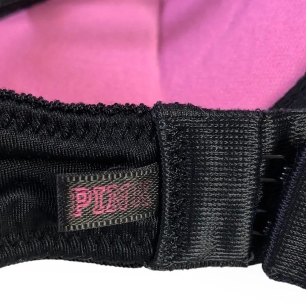 Victoria’s Secret PINK Wear Everywhere Super Push Up Bra Black Size undefined - Image 5