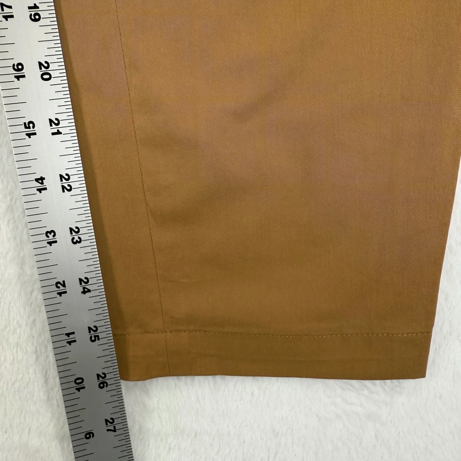 Veronica Beard Size 6 Brown Pants High Rise Straight‎ Leg Utility Pockets READ - Image 4