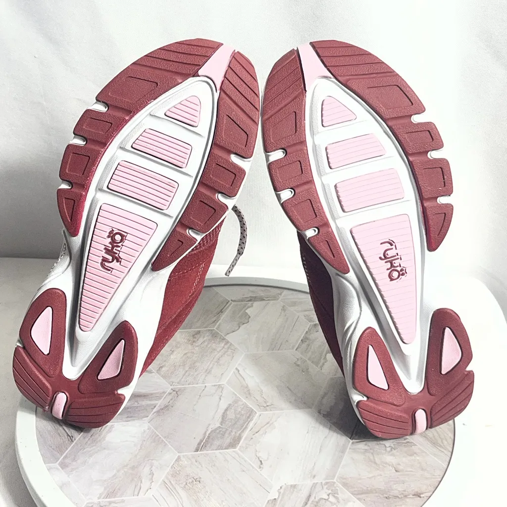 Ryka Women’s Walking Sneakers Burgundy Pink Athletic Shoes Size 7 With Box - Image 7