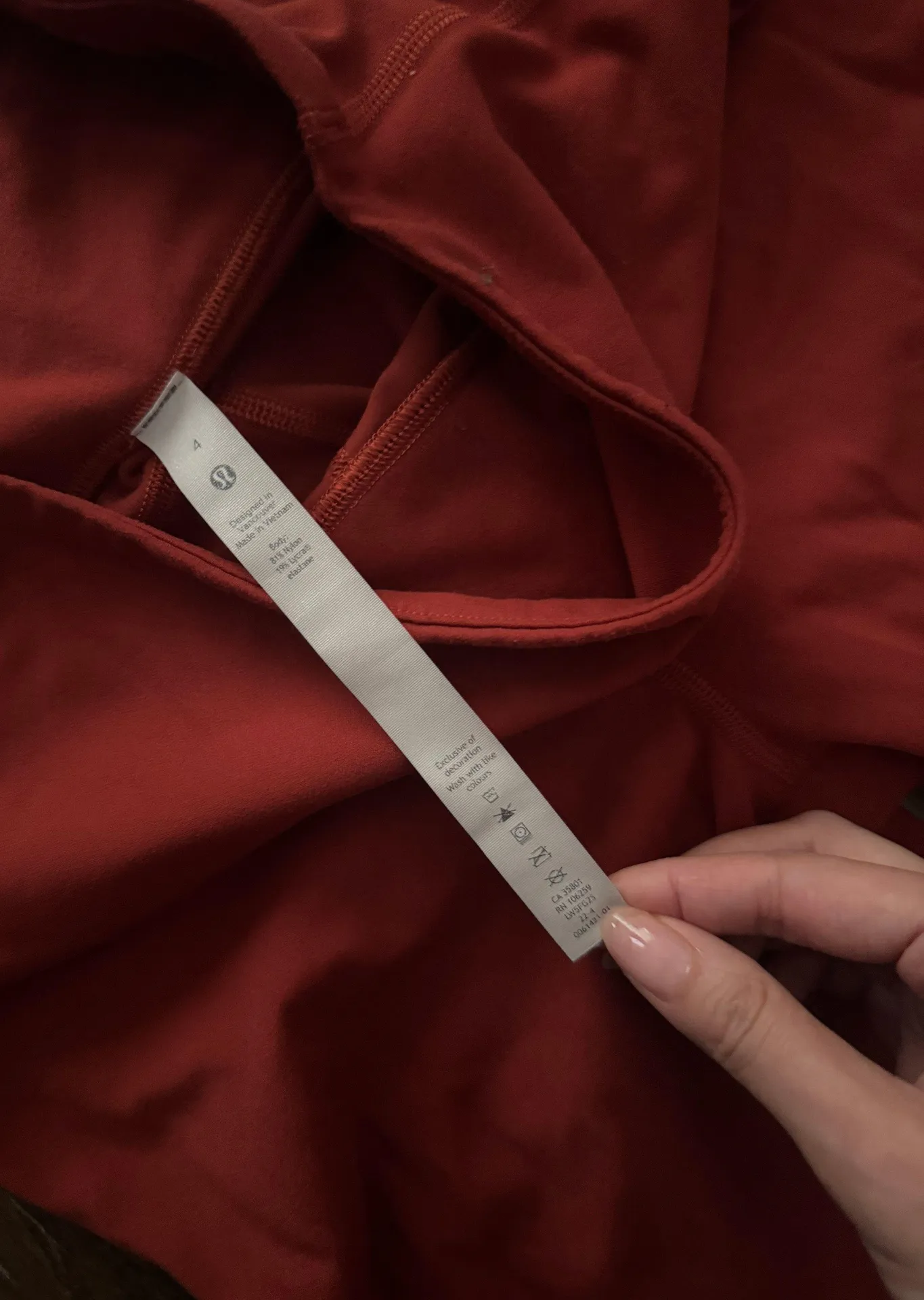 Groove SHR Nulu™ Flared Pant * Regular cayenne red high waisted yoga 4 - Image 5