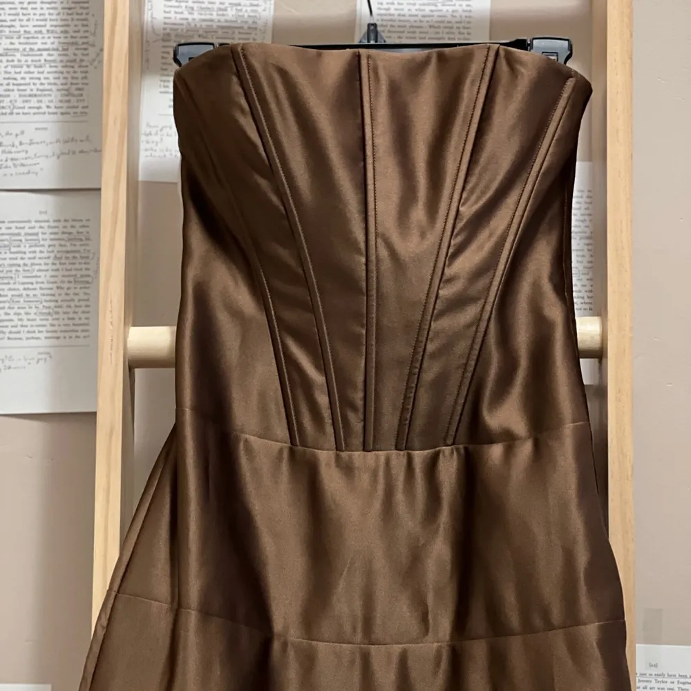 Corset Gown Strapless Dress with Petticoat- Prom Dress Evening Gown - Image 3