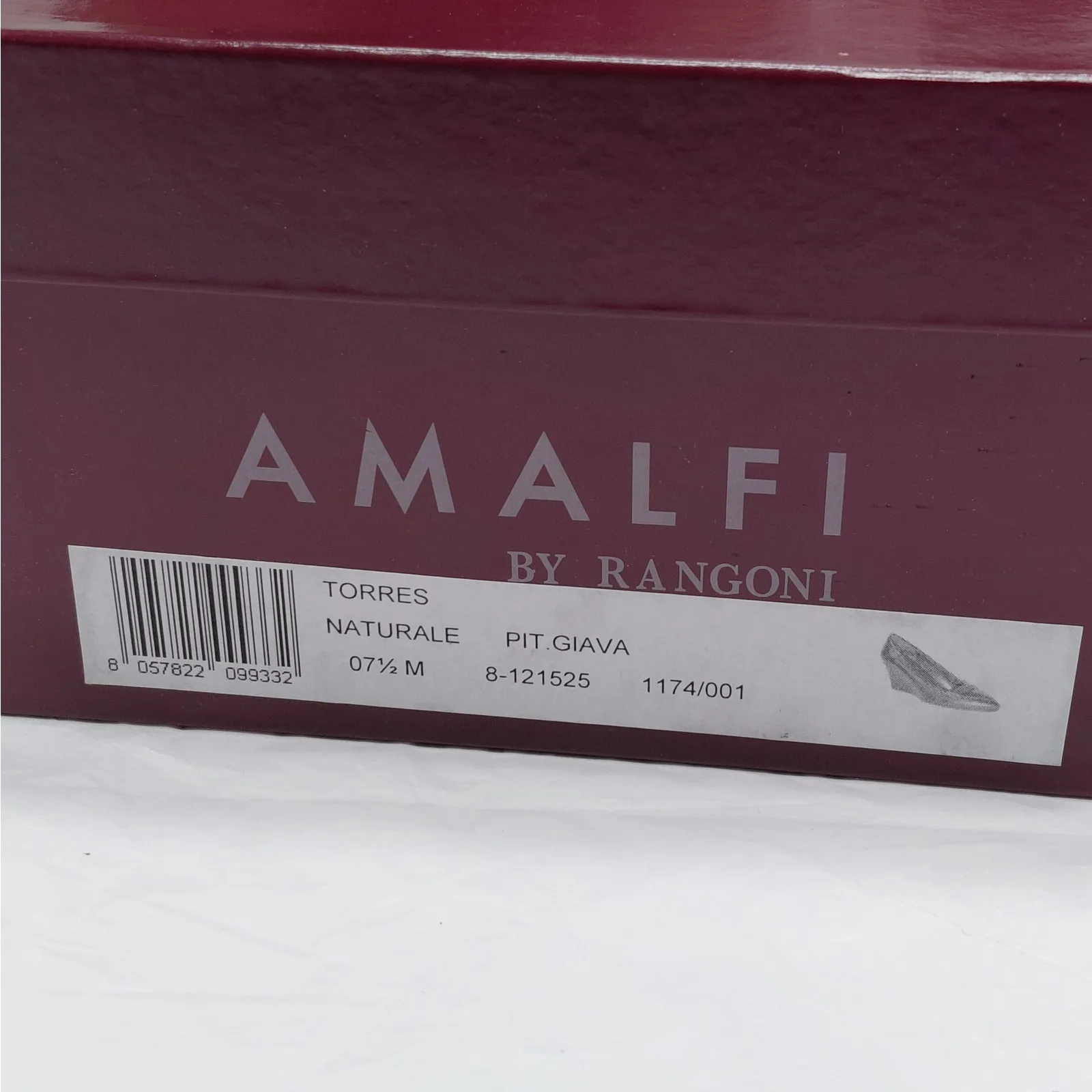 Amalfi by Rangoni Torres Wedge Heel Shoes Womens 7.5M Snake Print Italy Loafer Brown Size 7.5 - Image 8