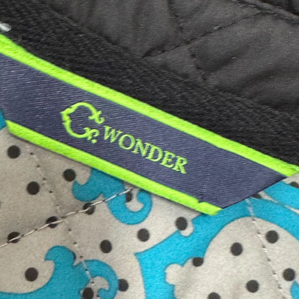 C. Wonder Black Quilted Jacket gold buttons woman’s sz L Size L - Image 10