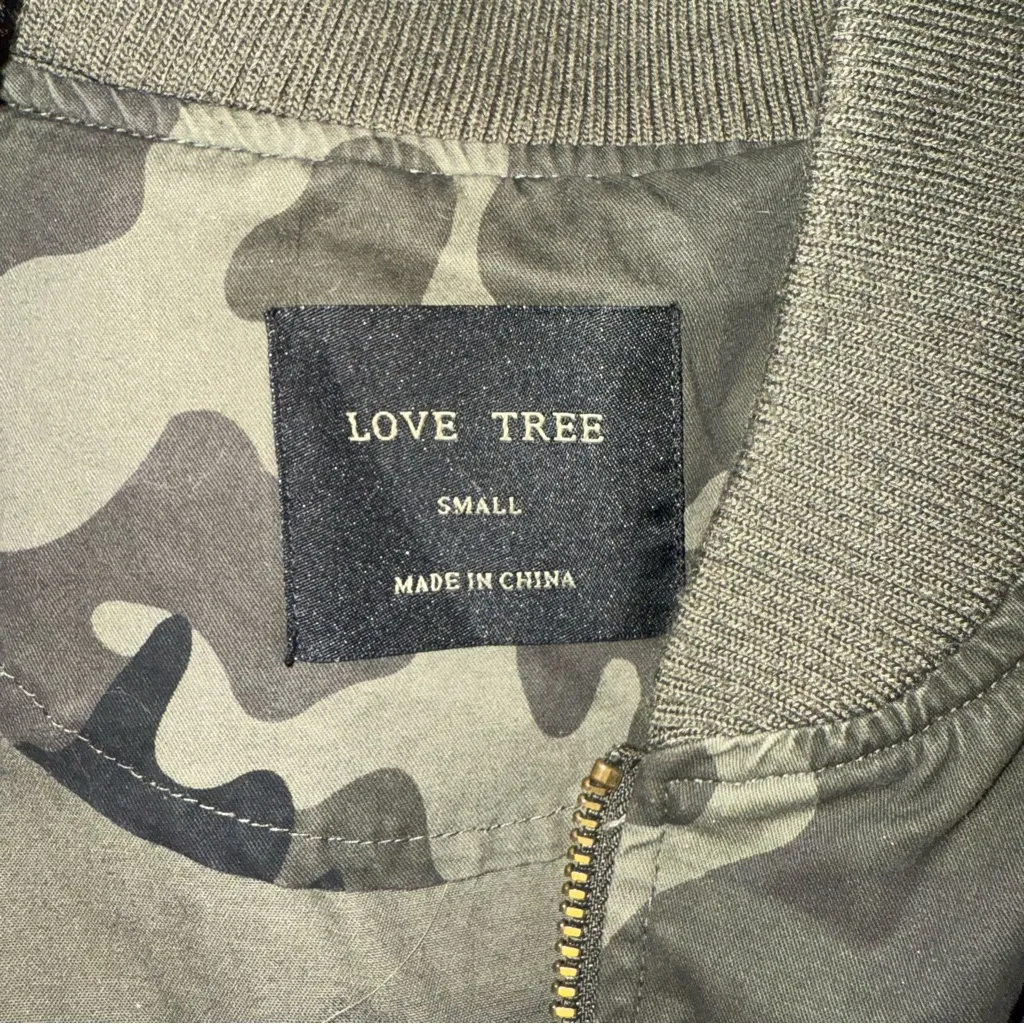 Love Tree Camo‎ jacket size S - Image 3