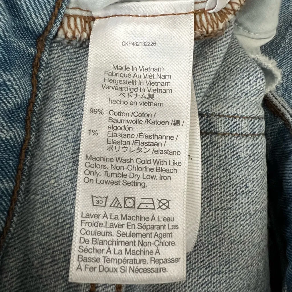 Madewell Women’s The Curvy Perfect Vintage Wide Leg Crop Jean Size 25 Petite - Image 9