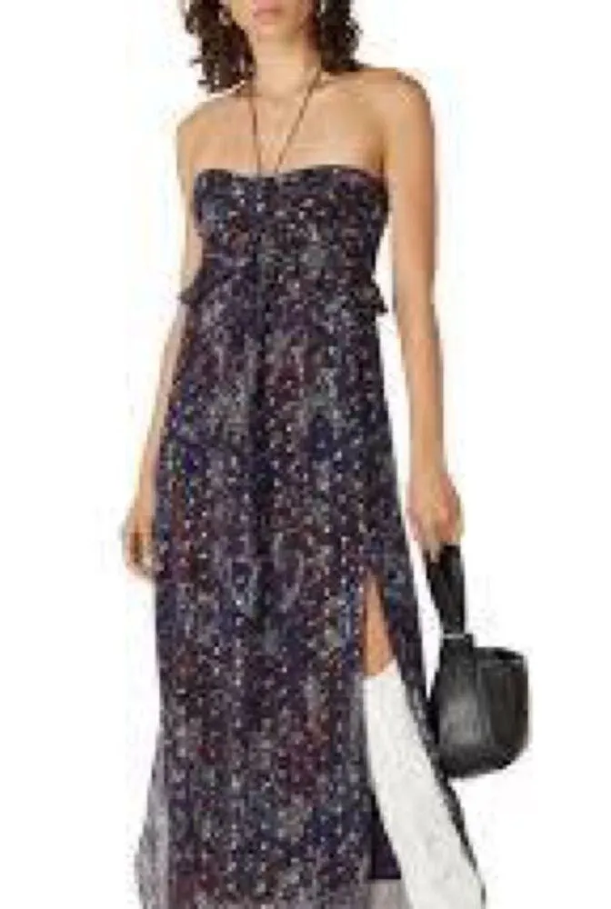 NWOT IRO Somov metallic paisley print halter dress size 42 or US size 10 - Image 3