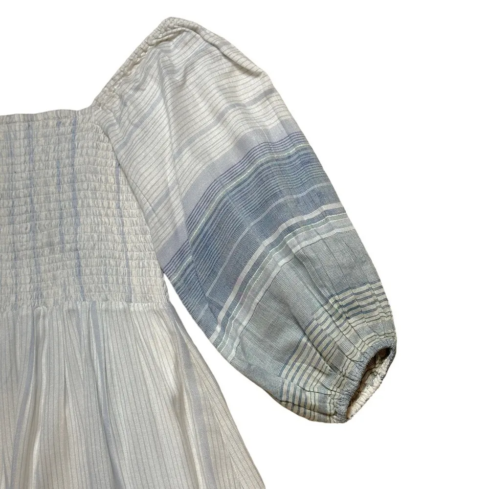 Jens Pirate Booty x Free People Coastline Striped Smocked Mini Dress US S - Image 6