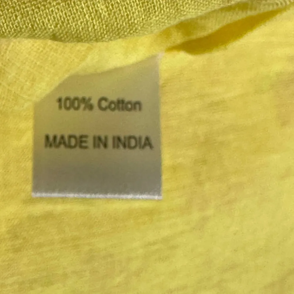 Banjanan Aubree Cottagecore Flower Ditsy vibrant Yellow Midi Dress Size Medium - Image 8