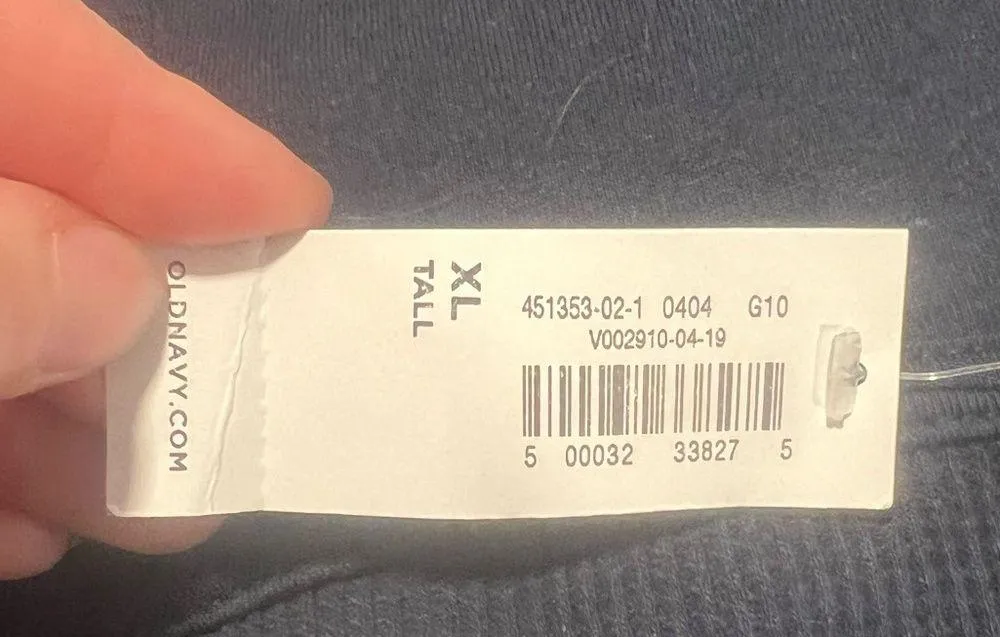 women’s  NWT zip up light weight hoodie navy blue size xl tall - Image 6