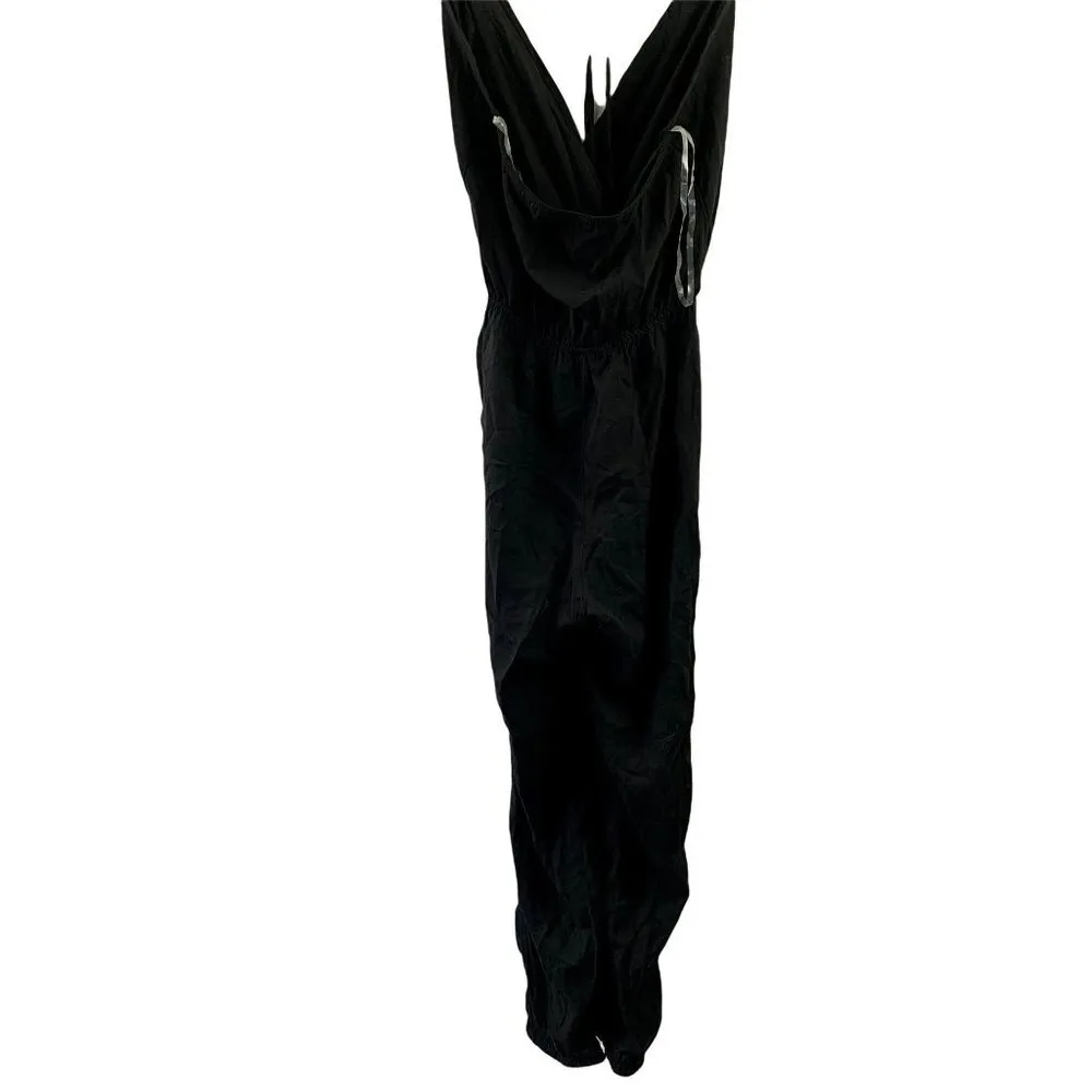 Lulus  Women's Black Halter Top Jumpsuit - Image 2