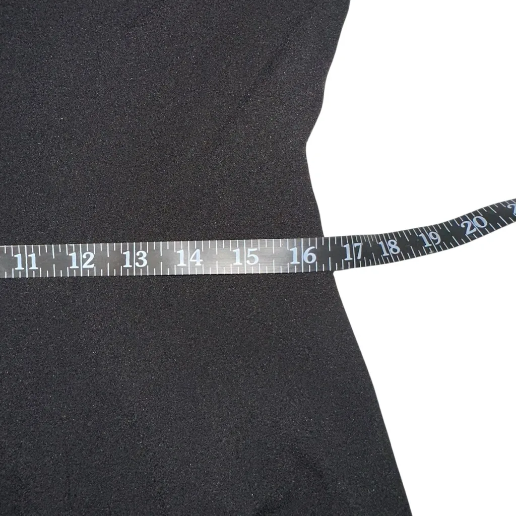 Dress the Population Elle Sweetheart Neck Sleeveless Sheath Black Midi Dress XL - Image 8