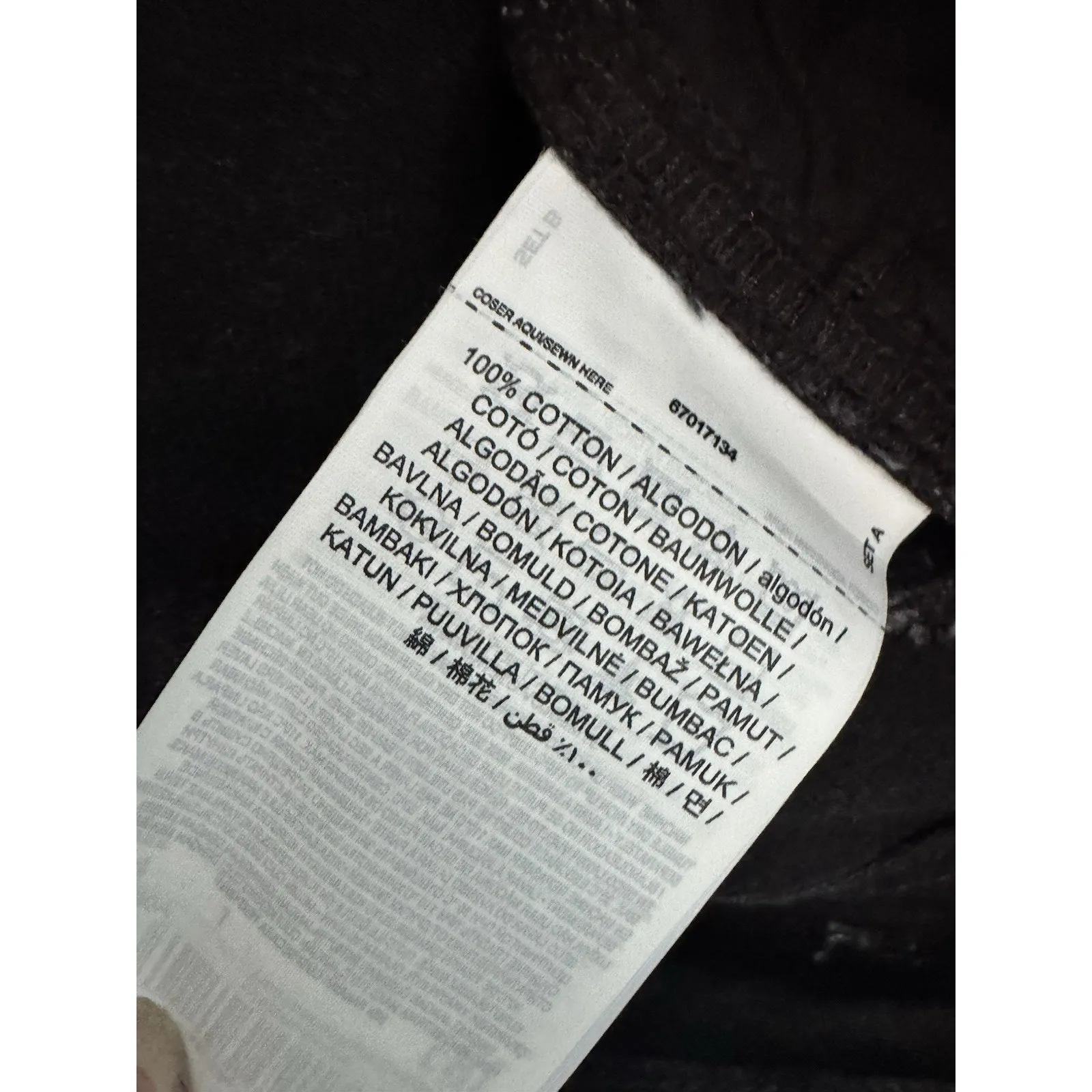 NWOT Mango MNG Zoe Black Denim Shorts High Waisted Women’s Size 2 - Image 10