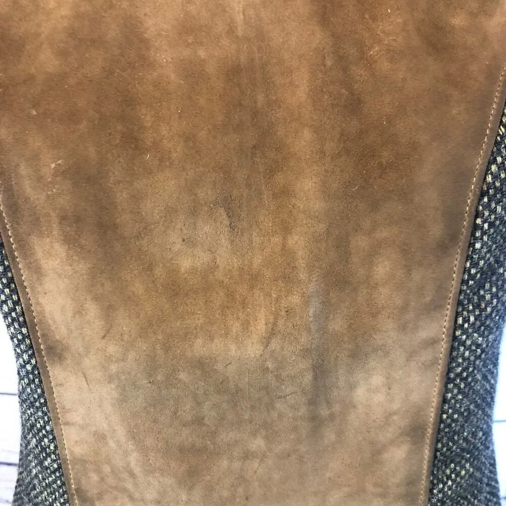 Vintage Glenhaven Green & Brown tweed 3 piece skirt suit late 50's size medium - Image 9