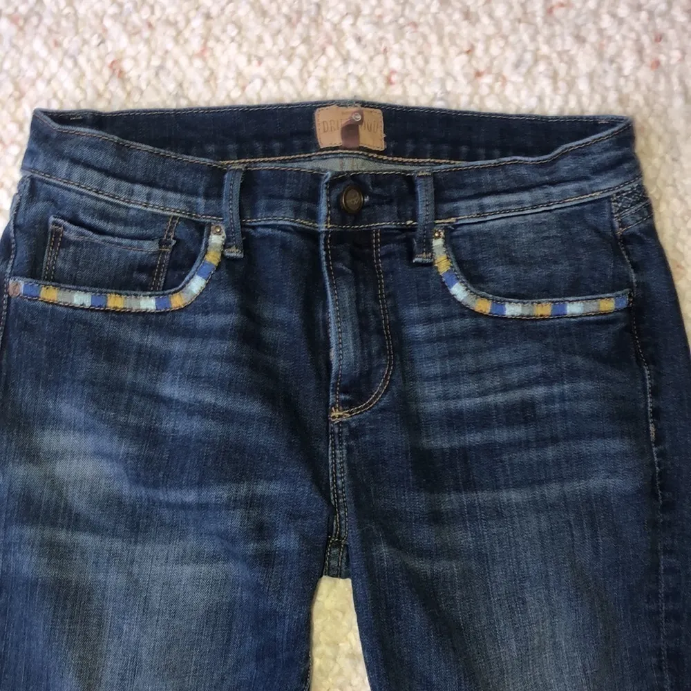 Driftwood Jackie Slit Knee Embroidered Skinny‎ Jean - Image 3