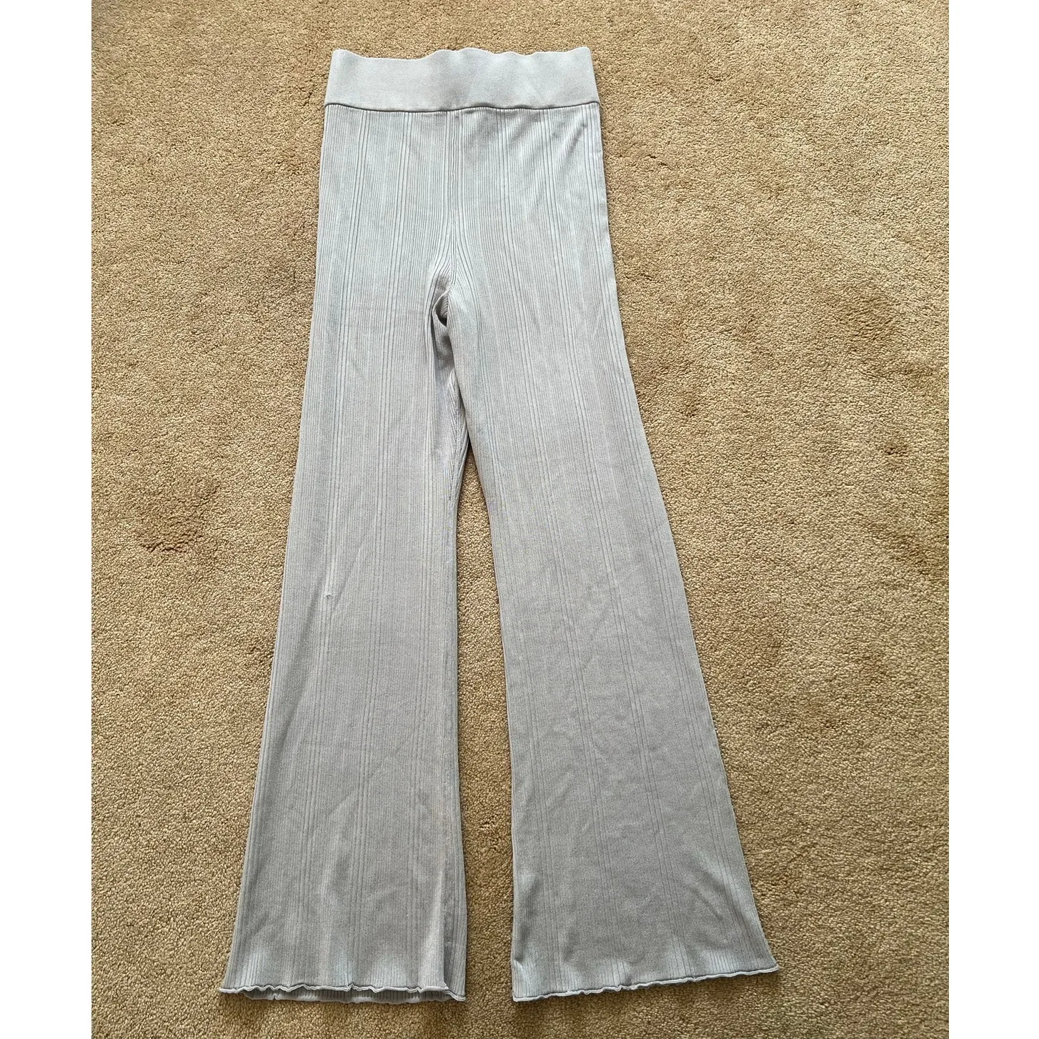 Everlane The Ribbed Knit Flare Pants - Image 7