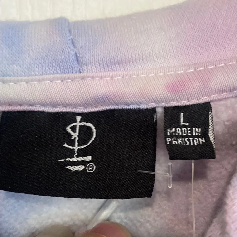 Pink Floyd Blue Graphic Crop Hoodie - Image 3