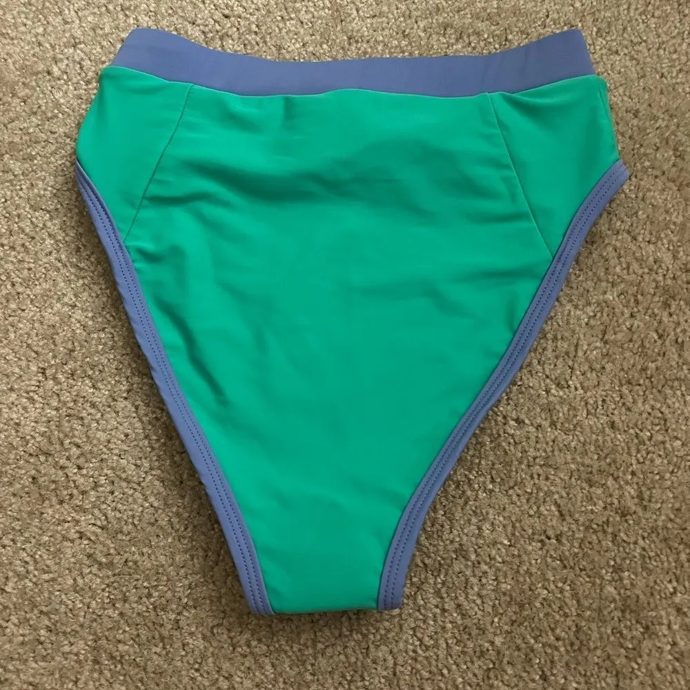 93 Play Street Crossover Bikini Bottom Green Size M - Image 2