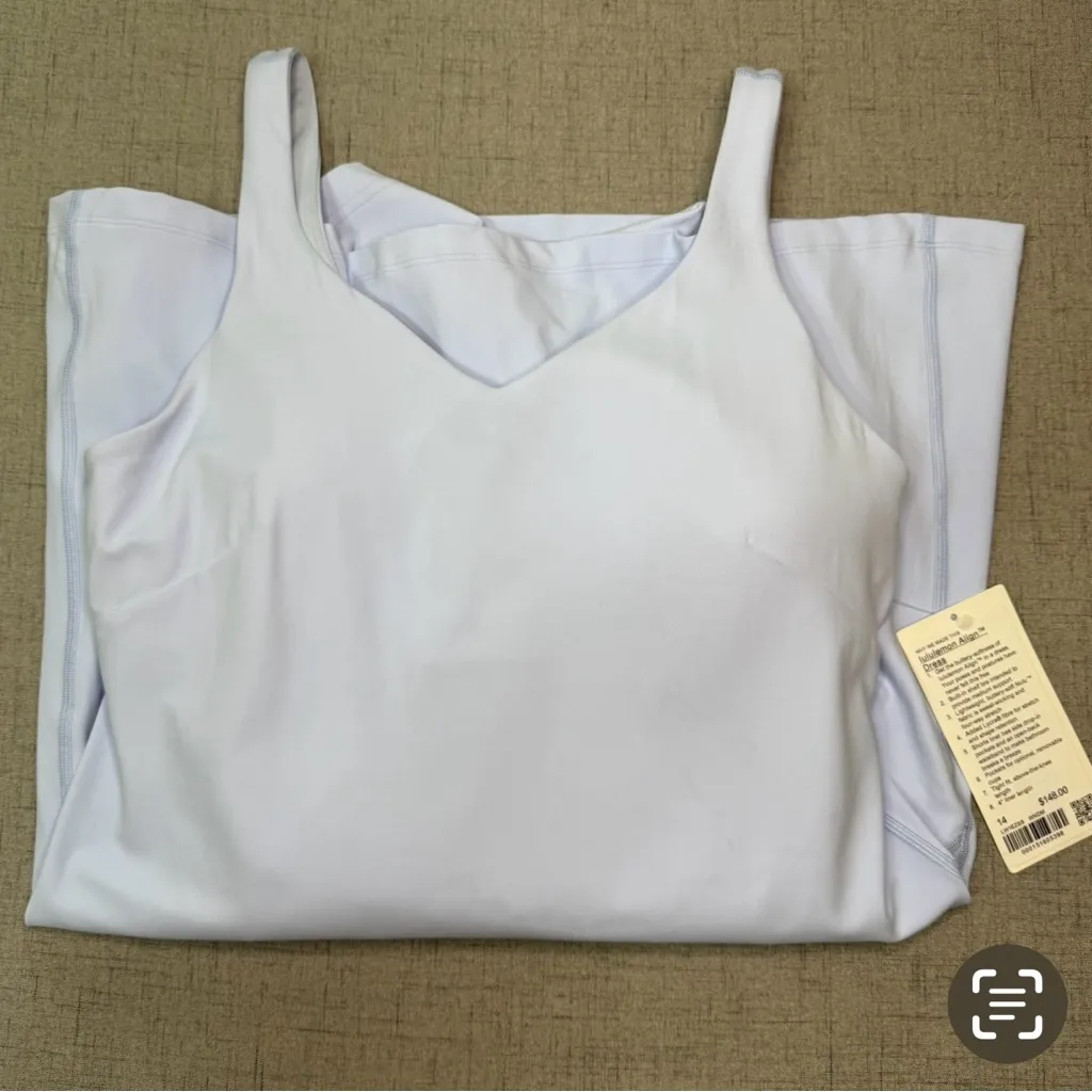 Lululemon Align Dress Athletic Mini Dress Windmill Blue Size 14 NWT - Image 8