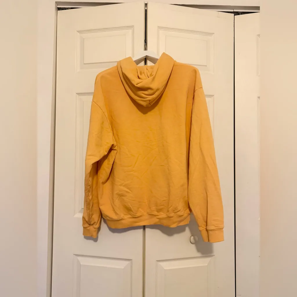 NWOT The Pleasing Sunset Hoodie Orange and Blue Sweatshirt Size Large - Image 8