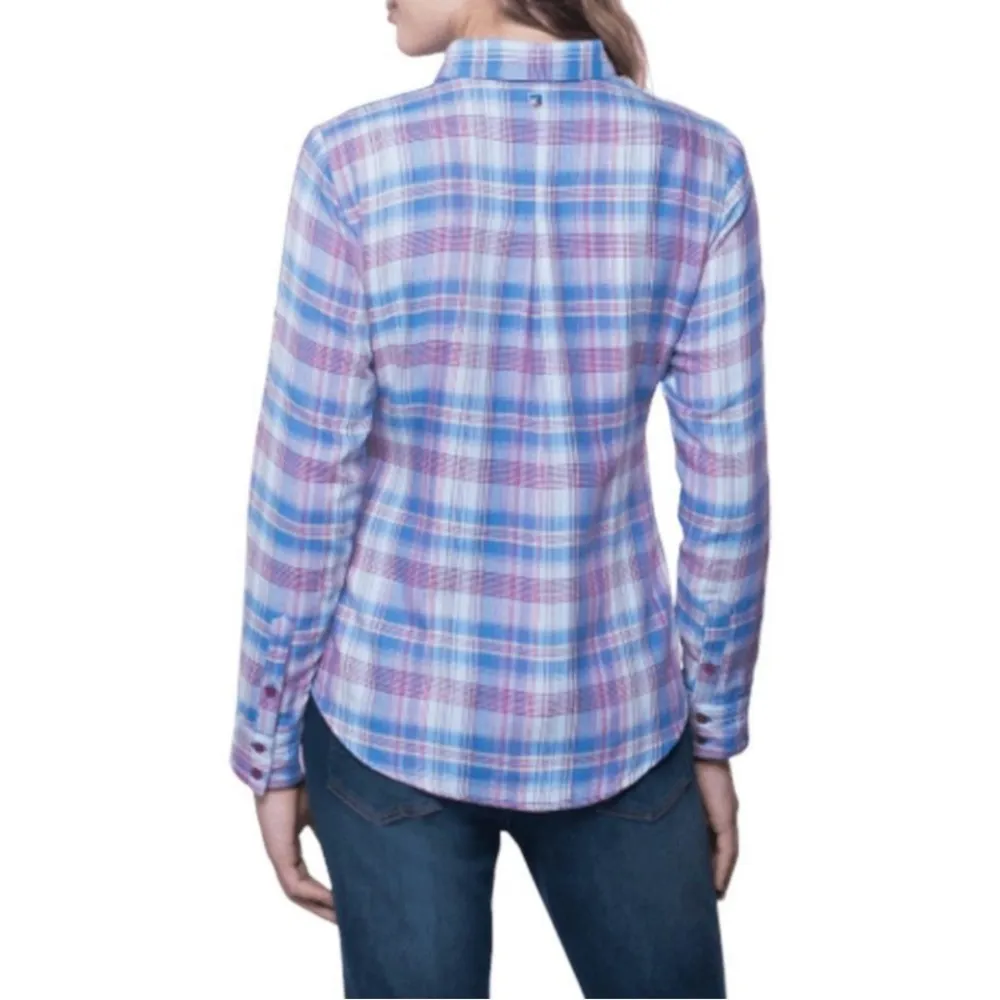 Kuhl Asta Long Sleeve Double Weave Plaid Button Down Shirt Large New W/O Tag - Image 2