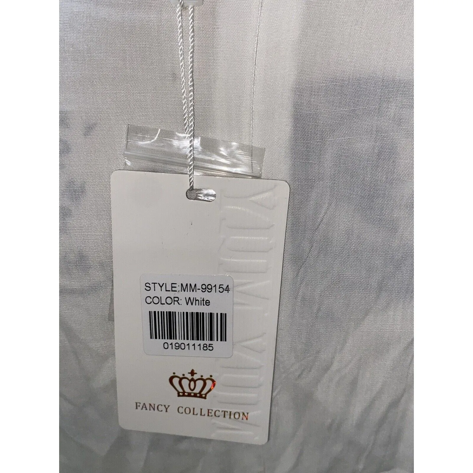 Muy Muy Fancy Cottage Core Lace Embroidered Bell Sleeves White Maxi Dress Sz Sm - Image 12