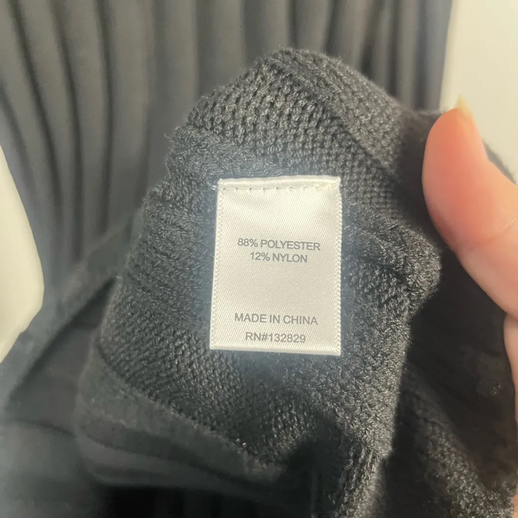 New lover + friends TAYTAY SWEATER DRESS size medium black - Image 7