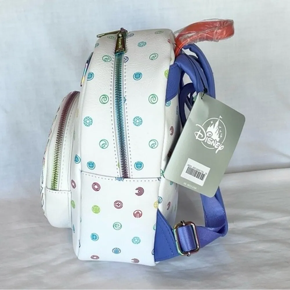 Loungefly EPCOT Mini Backpack 40th Anniversary Walt Disney World New WDW Sphere - Image 7