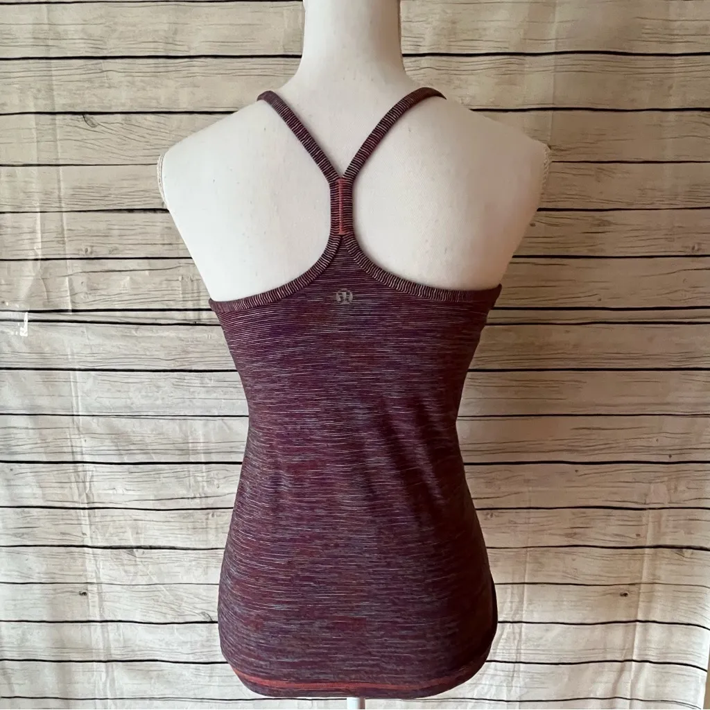 Lululemon Wee Are From Space Power Y Tank Striped Size 6 - Image 3