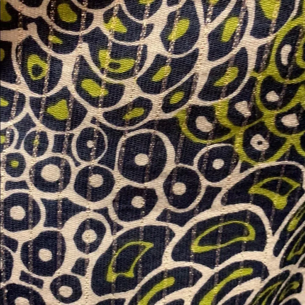 Trina Turk Blue & Green Sleeveless Peacock… - Image 5