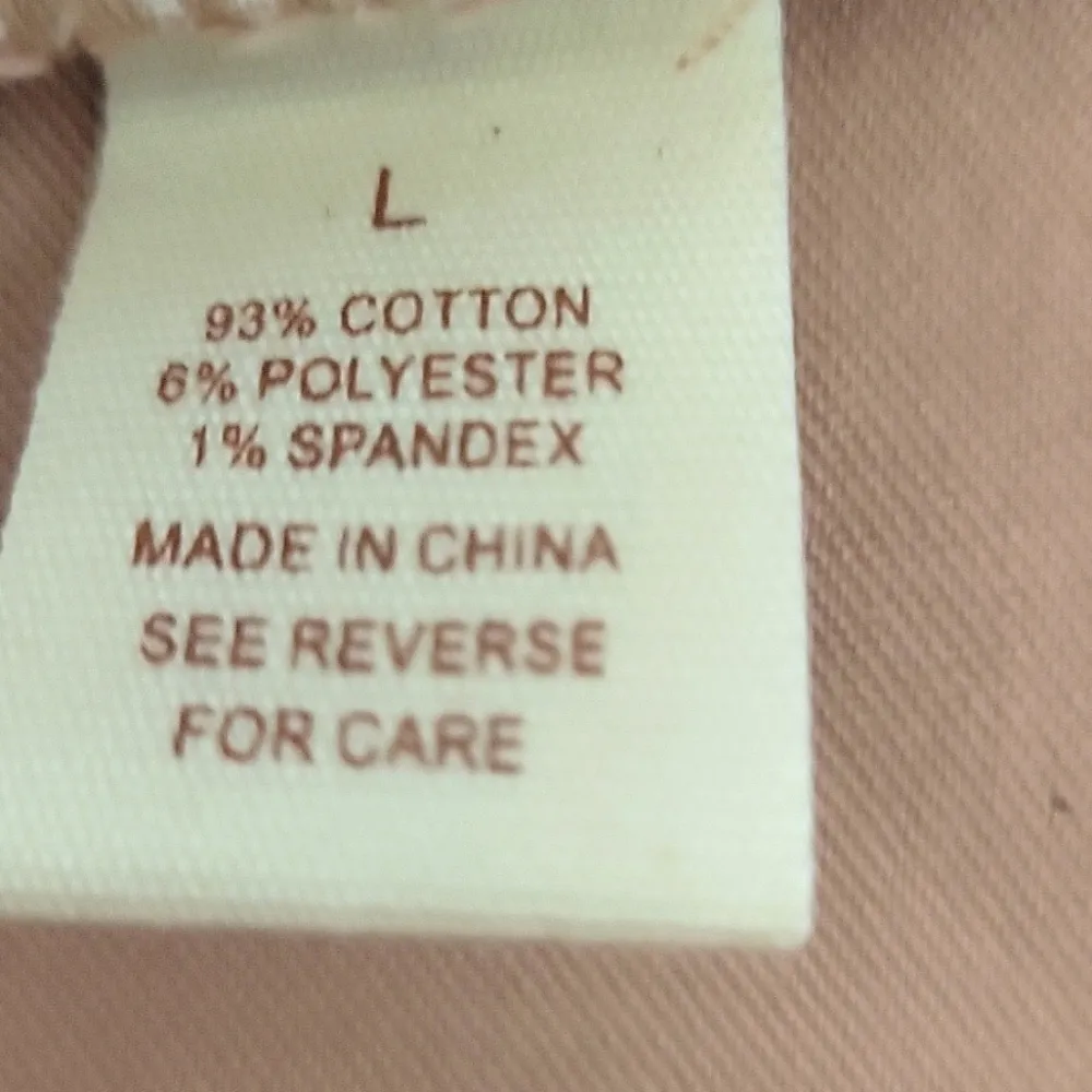 WishList Jeans frayed Denim Midi skirt Dusty Rose Size L - Image 6