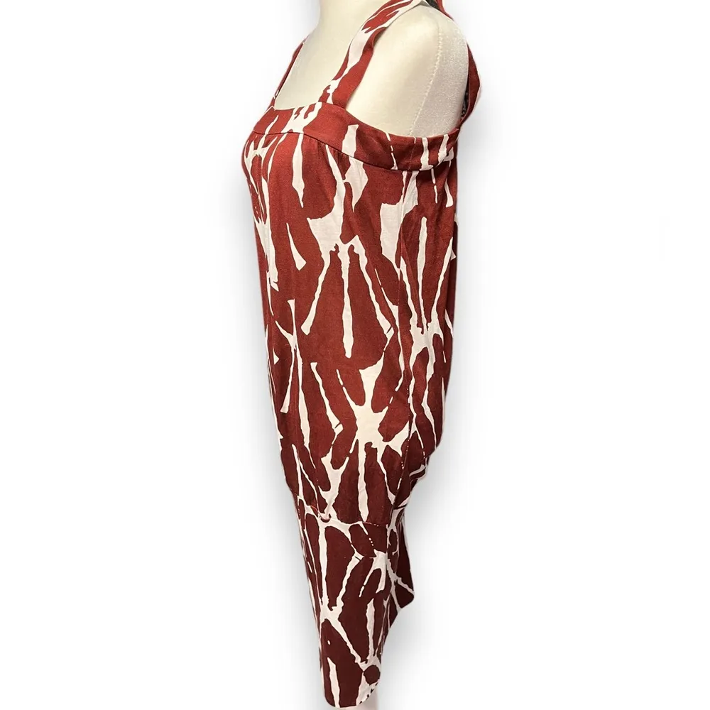 DIANE VON FURSTENBERG Matilda Silk Dress jiraffe size 8 - Image 3