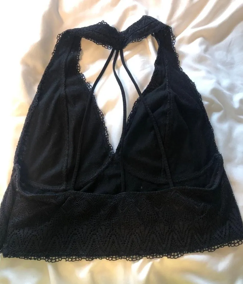 Black Crop Top Size L - Image 2