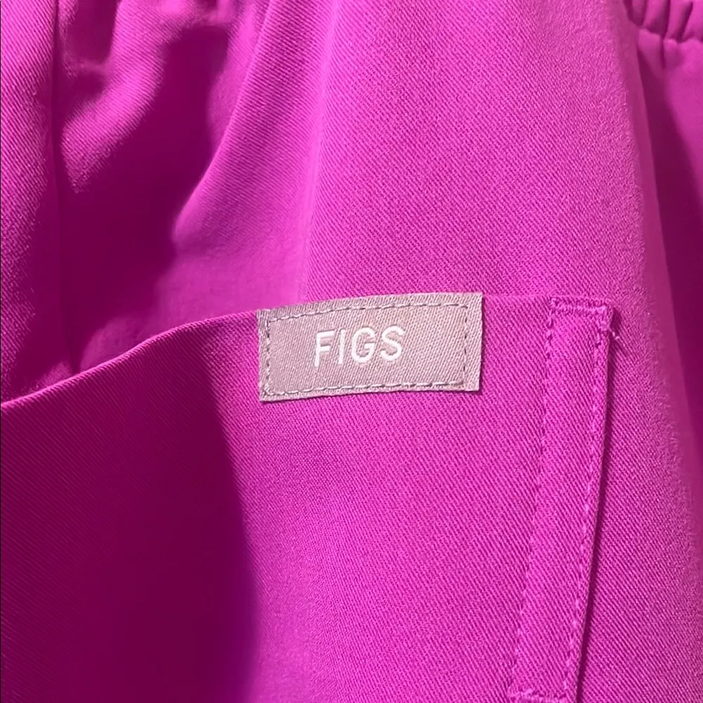 Womens New Figs High Waisted Zamora Yoga Jogger Scrub Pant Purple Jolt 5XLT - Image 4