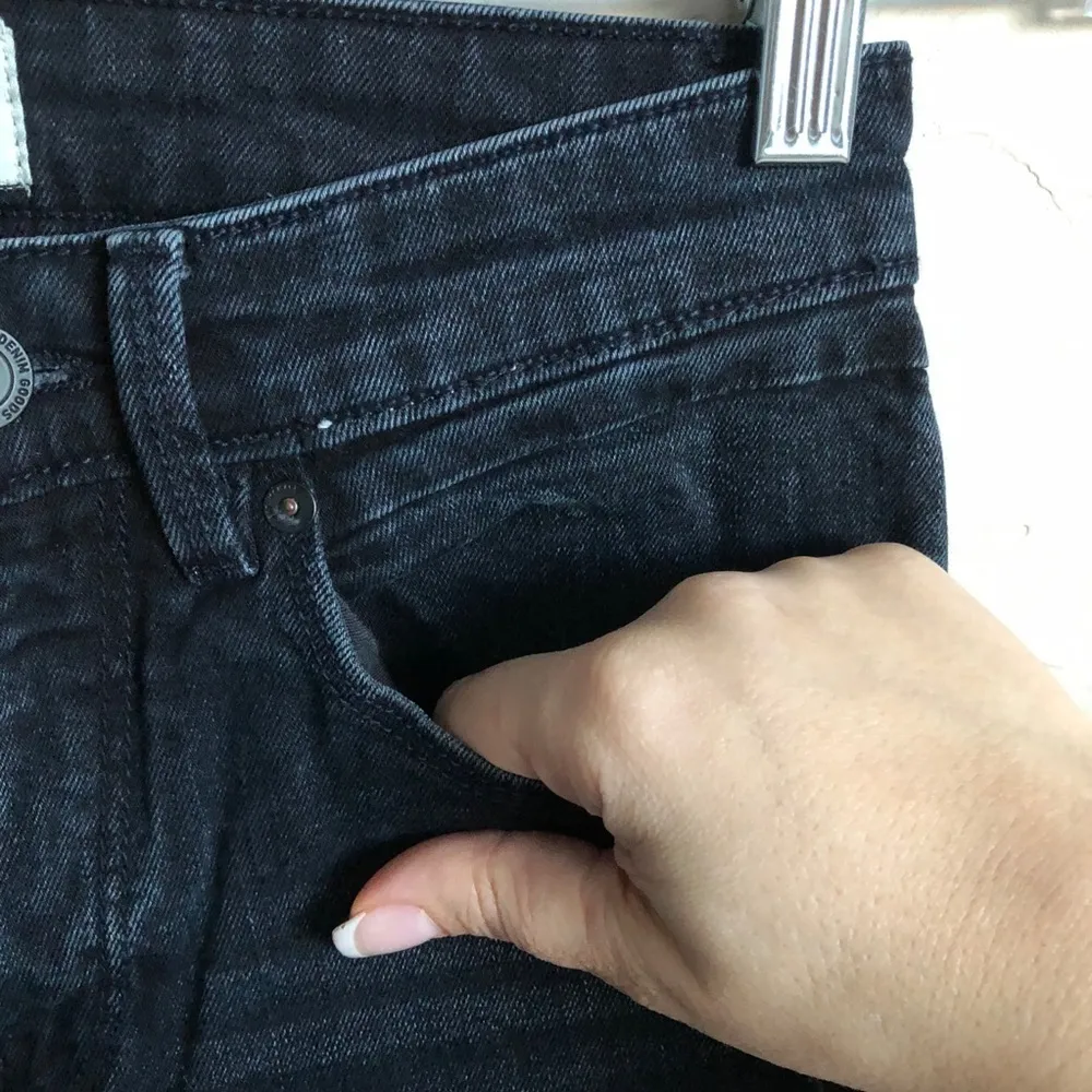 Pull&Bear‎ ASOS Black Distressed Skinny Denim Jeans Size 4 - Image 6